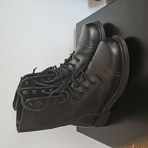 Rothco Black Combat G.I. Type 9" Boots 10.5 R Mens